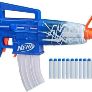 nerf fortnite blaster à fléchettes blue shock