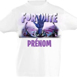 t shirt fortnite personnalisé pour enfants chemise de jeu personnalisée avec prénom ou texte qualité premium et authentique pour enfants garçons