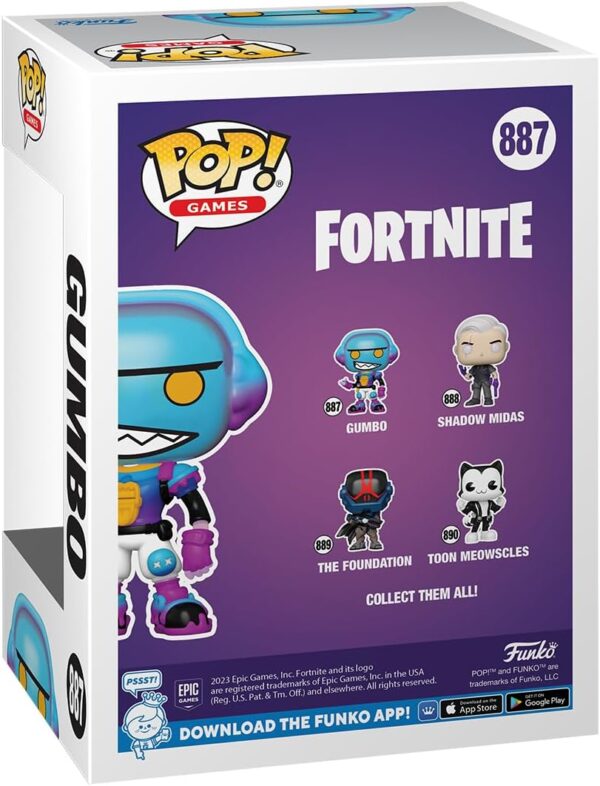 funko pop! jeux : fortnite gumbo figurine en vinyle à collectionner idée cadeau produits officiels jouets pour enfants et adultes fans de jeux vidéo