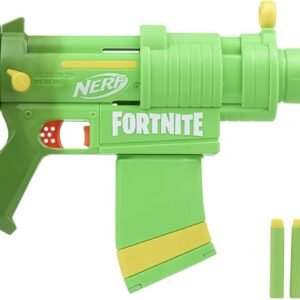 nerf fortnite smg zesty culate, corps et clip amovibles, 10 fléchettes elite, ner z, multicolore, l