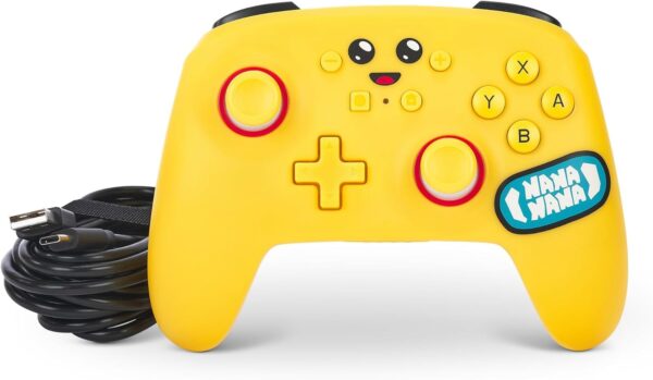 manette sans fil powera améliorée pour nintendo switch, modèle oled et switch lite, accessoire de jeu, manette de jeu, manette de jeu, manette bluetooth, sous licence officielle fortnite : peely