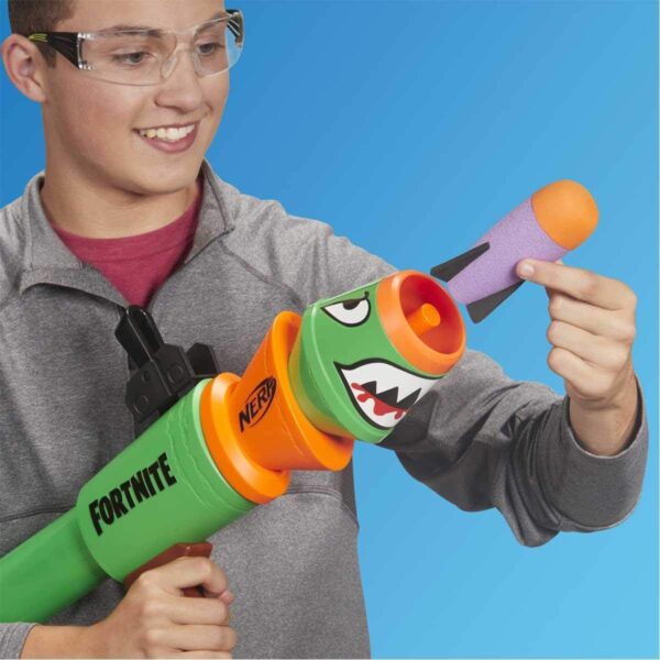 nerf fortnite rl et fléchettes elite officielles, vert, talla sola