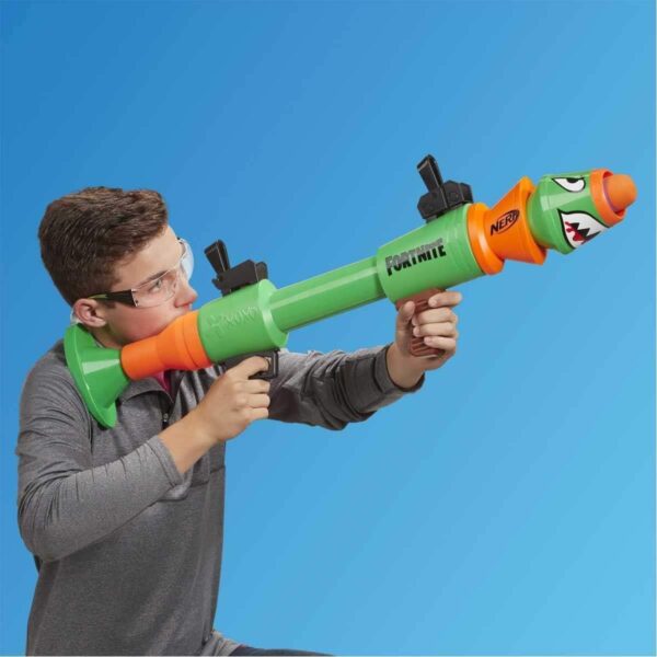 nerf fortnite rl et fléchettes elite officielles, vert, talla sola