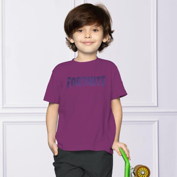 fortnite t shirt fortnite en coton violet pour gamers et gamers tailles 10 à 16