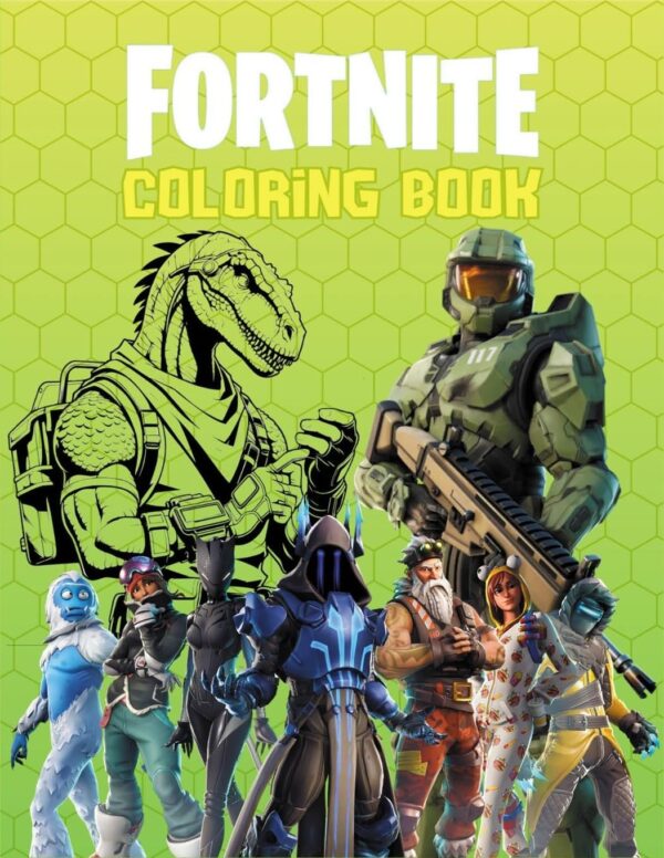 livre de coloriage fortnite : livre d'activités de jeu ultime pour garçons, filles et enfants