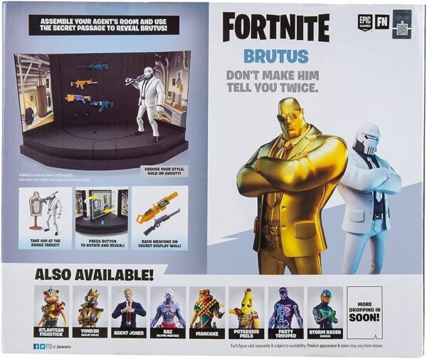 fortnite fnt1017 pack de chambres agent 2, brutus, multicolore