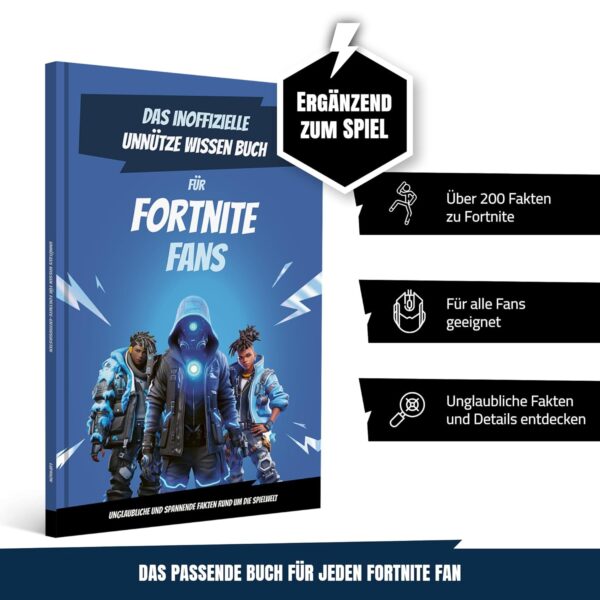 connaissances inutiles pour les passionnés de fortnite | livre fortnite | quinze livres drôles | cadeaux pour les joueurs | fan de fortnite | produits fortnite | ... choses | bataille royale | personnages fortifiés