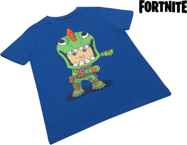 fortnite flossing rex chemise, enfants, 7 15 ans, bleu royal, marchandise officielle