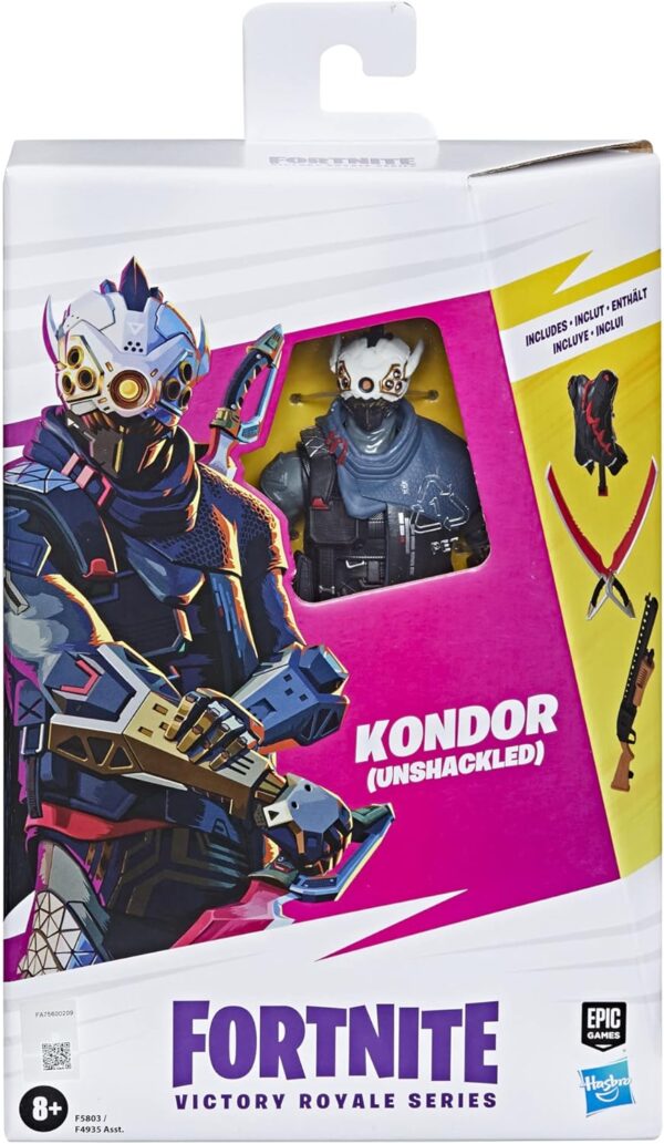 hasbro fortnite victory royale series condor (unchained) figurine à collectionner avec accessoires – 8 ans et plus – 15,2 cm