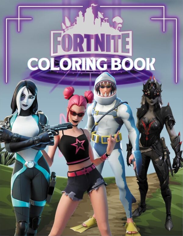 livre de coloriage fortnite : aventures de coloriage des skins les plus puissants pour les enfants/jeunes