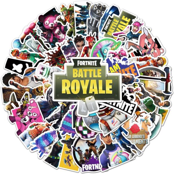 100 autocollants de jeu fortnite autocollants en vinyle imperméables pour décoration diy moto style doodle autocollants ordinateur vélo skateboard skis bagages autocollants macbook ipad