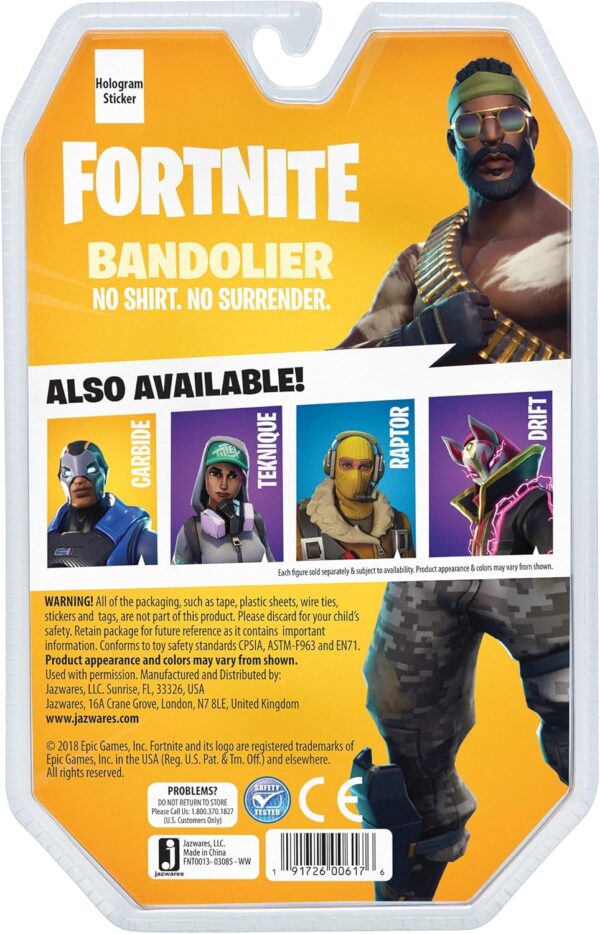 fortnite figurine bandolier mode solo série 1