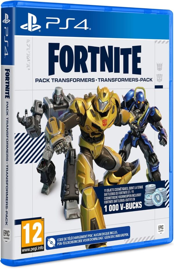 fortnite pack transformateurs (code in a box)