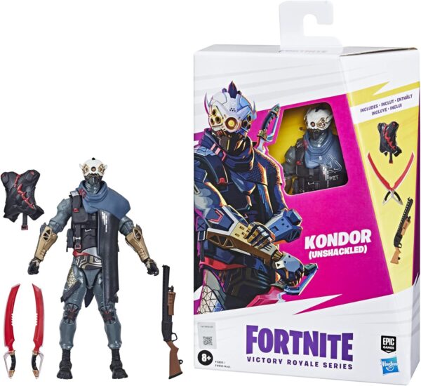 hasbro fortnite victory royale series condor (unchained) figurine à collectionner avec accessoires – 8 ans et plus – 15,2 cm