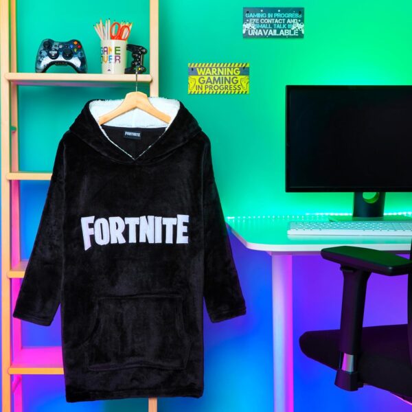 fortnite extra large sweat à capuche, pull surdimensionné pour enfants en fourrure ultra douce taille unique 7 14 ans, cadeau pour garçon fille adolescent joueur