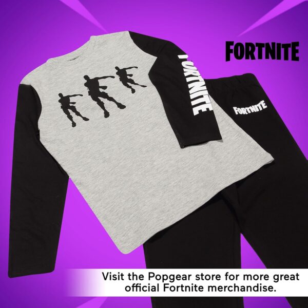 fortnite flossing emotes ensemble pyjama long pour garçons noir/gris chiné 8 9 ans | cadeaux de joueur ps4 ps5 xbox, pyjamas d'école, vêtements pour enfants, idée de cadeau d'anniversaire pour enfants