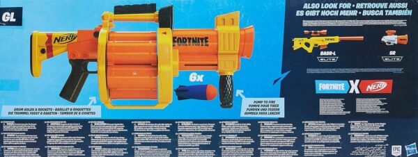 nerf fortnite gl et fléchettes nerf fortnite officielles