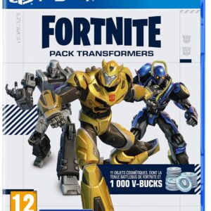 fortnite transformers pack (code de téléchargement du jeu dans la boîte) ps4