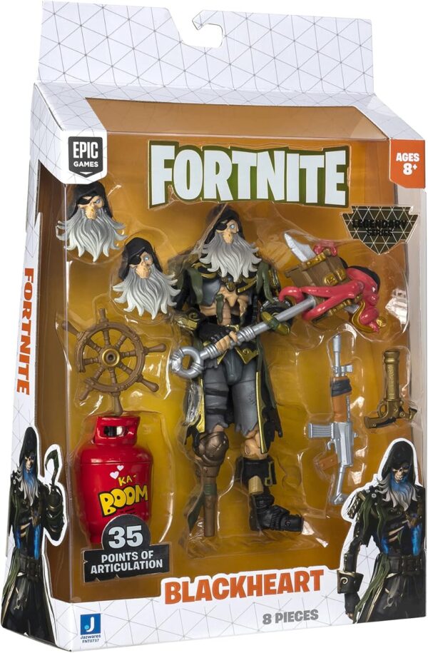 jazwares fortnite figurine coeur noir 15cm