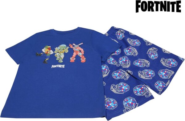 fortnite beef boss léviathan et rabbit raider ensemble pyjama court bleu marine pour garçons