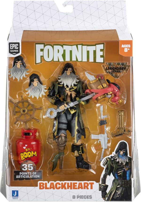 jazwares fortnite figurine coeur noir 15cm