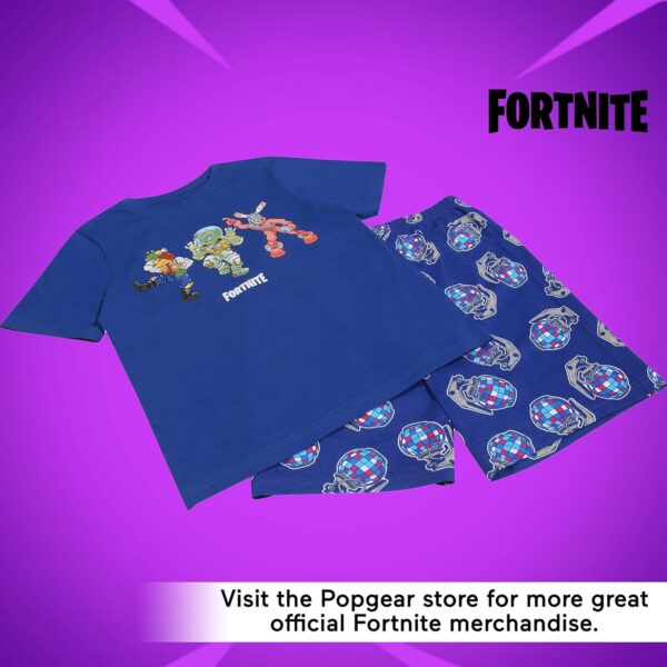 fortnite beef boss léviathan et rabbit raider ensemble pyjama court bleu marine pour garçons