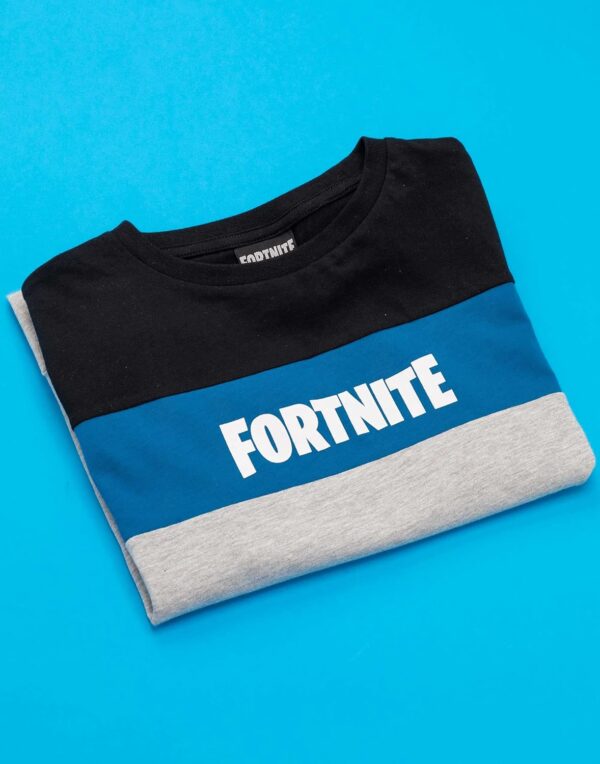 fortnite logo t shirt garçon corker t shirt à manches courtes noir