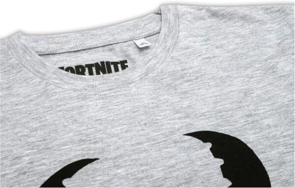 t shirt fortnite pour garçons (16 ans, gris clair)