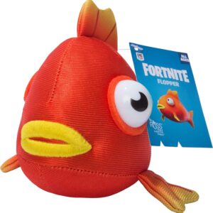 fortnite flopper peluche à collectionner 17,5 cm – super douce et douce – collectionnez les tous, fnt0521, rouge, petit