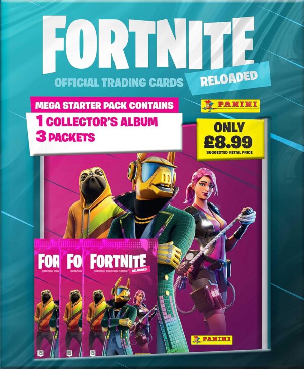 panini france sa fortnite series 2 trading card reloaded pack pour commencer la collection