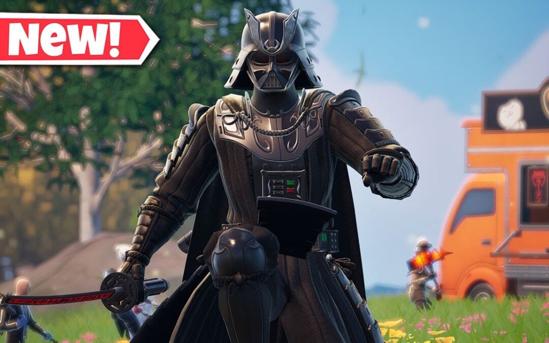 NOUVEAU gameplay du skin DARTH VADER SAMURAI dans Fortnite !