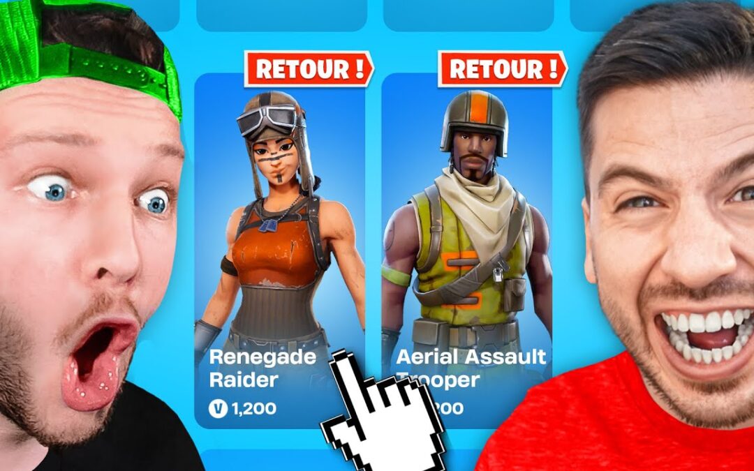 Unchained M’ACHETE Le SKIN le PLUS RARE De FORTNITE !!! (Renegade Raider !)