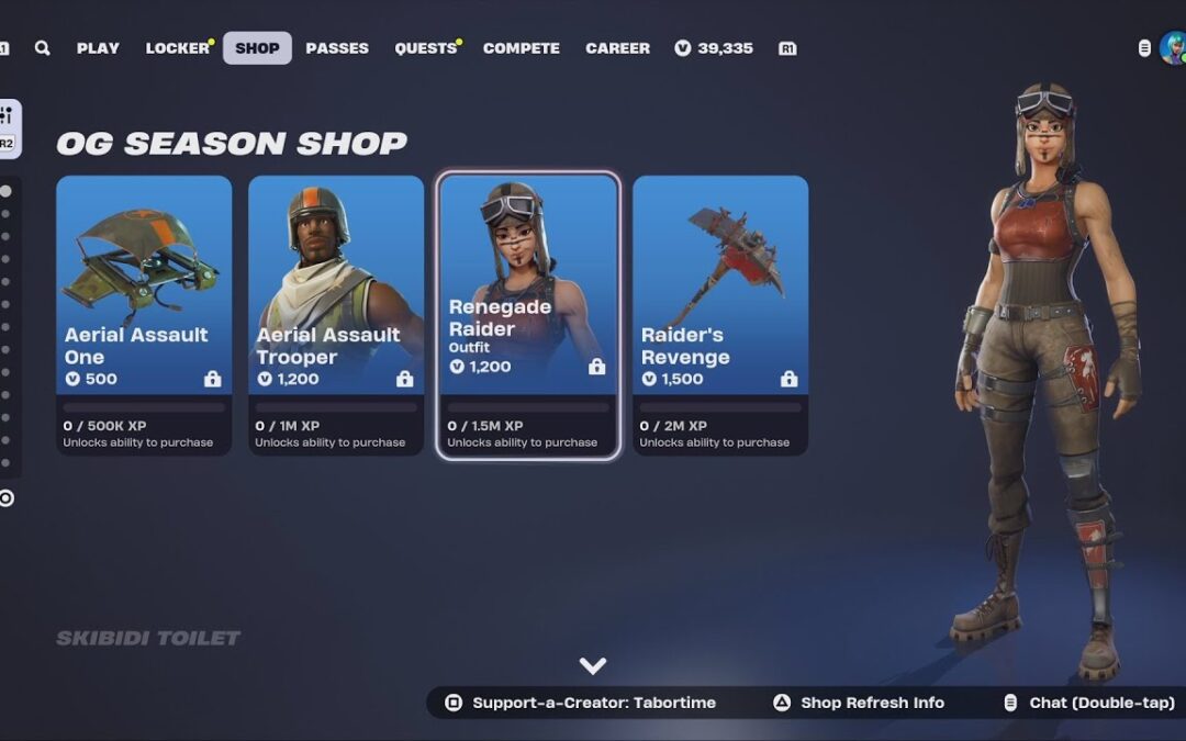 #1 LES SKINS FORTNITE LES PLUS RARE SONT DE RETOUR, mais pourquoi ne pouvez-vous pas les acheter ??? (Boutique de la saison OG 2017)