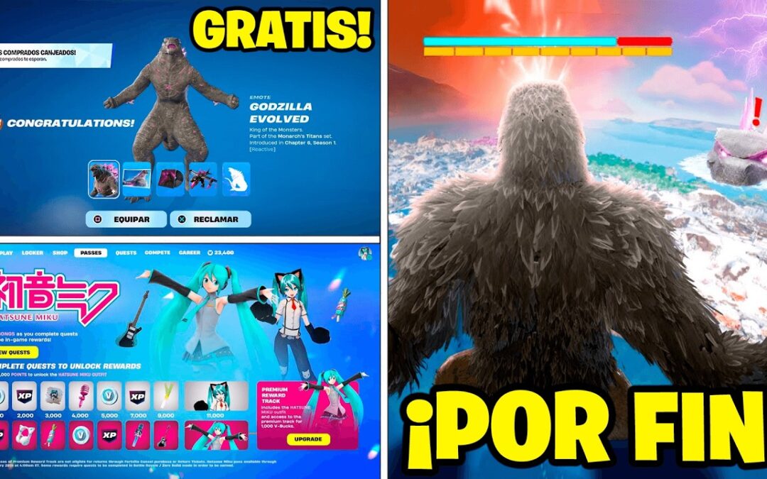 *NOUVEAU* MISE À JOUR 33.20 DE FORTNITE ! ð± (GODZILLA contre KONG, HATSUNE MIKU, MINI PASS et PLUS !) ð¥