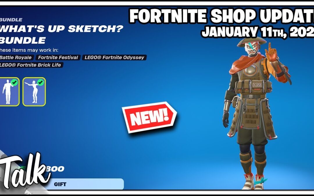 *NOUVEAU* ÉMOTES DE CROQUIS ET PLUS ! Boutique d’objets Fortnite [January 11th, 2025] (Fortnite Chapitre 6)