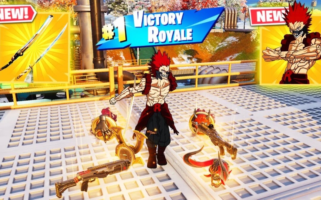 EIJIRO KIRISHIMA contre 3 NOUVEAUX MÉDAILLONS ET DÉFI MYTHIQUE (NOUVEAU ! Fortnite Chapitre 6 Saison 1)