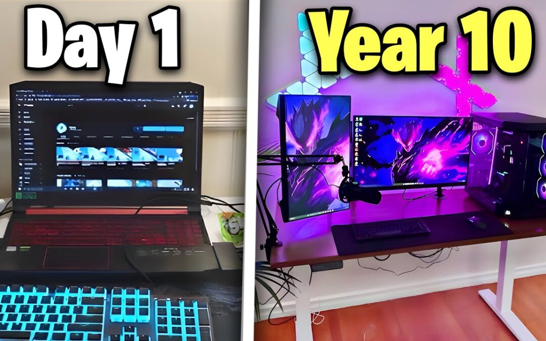 Progression de la configuration du jeu sur 10 ans… (200 $ – 10 000 $)