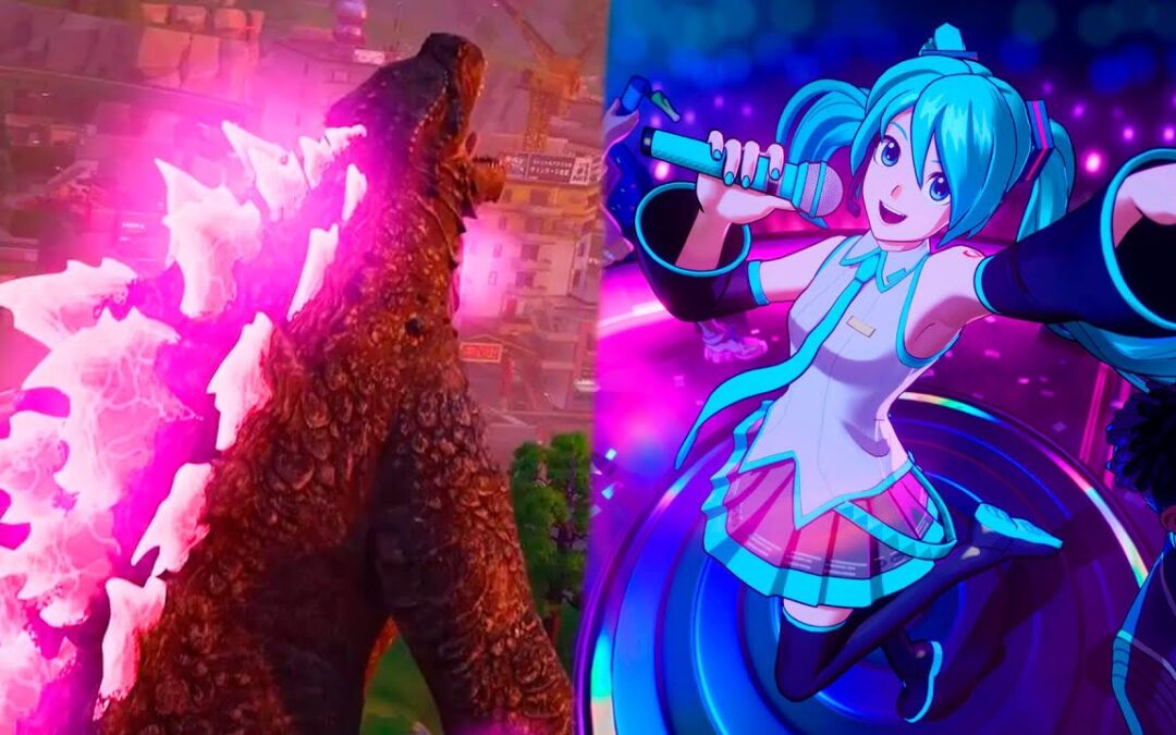 À quoi s’attendre de la MISE À JOUR Hatsune Miku et Godzilla de demain ! (Fortnite v33.20)