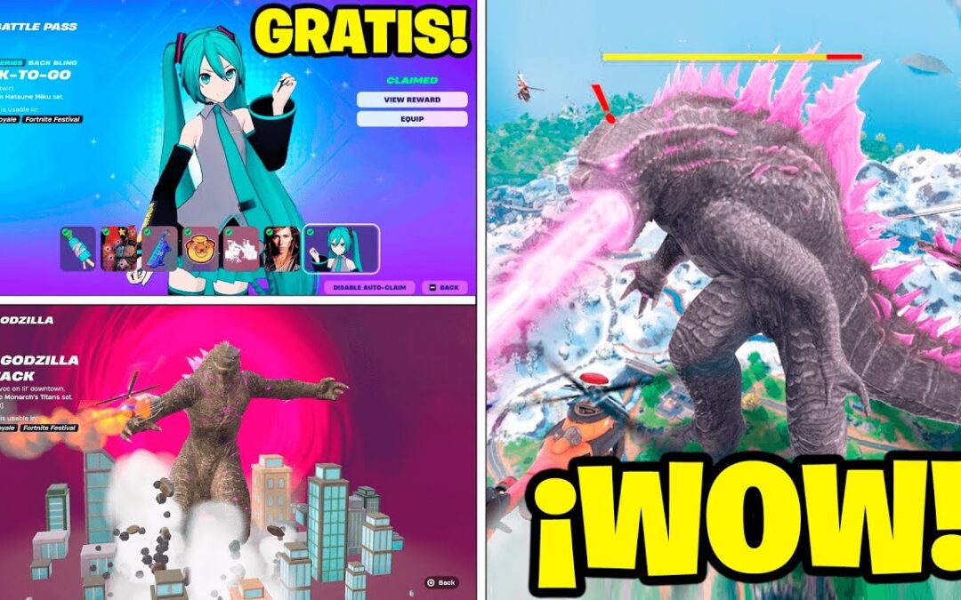 TOUT NOUVEAU DANS LA MISE À JOUR FORTNITE 33.20 ! ð± (HATSUNE MIKU, GODZILLA VS KONG et PLUS) ð¥