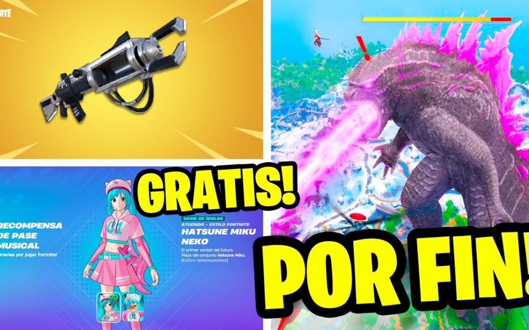 TOUT NOUVEAU de FORTNITE MISE À JOUR 33.20 ð± (HATSUNE MIKU, GODZILLA vs KONG et PLUS) ð¥