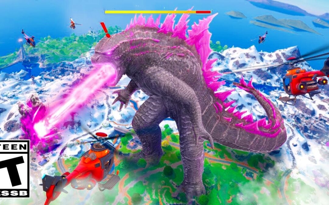 JE SUIS ALLÉ À GODZILLA ET CELA EST ARRIVÉ SUR FORTNITE…