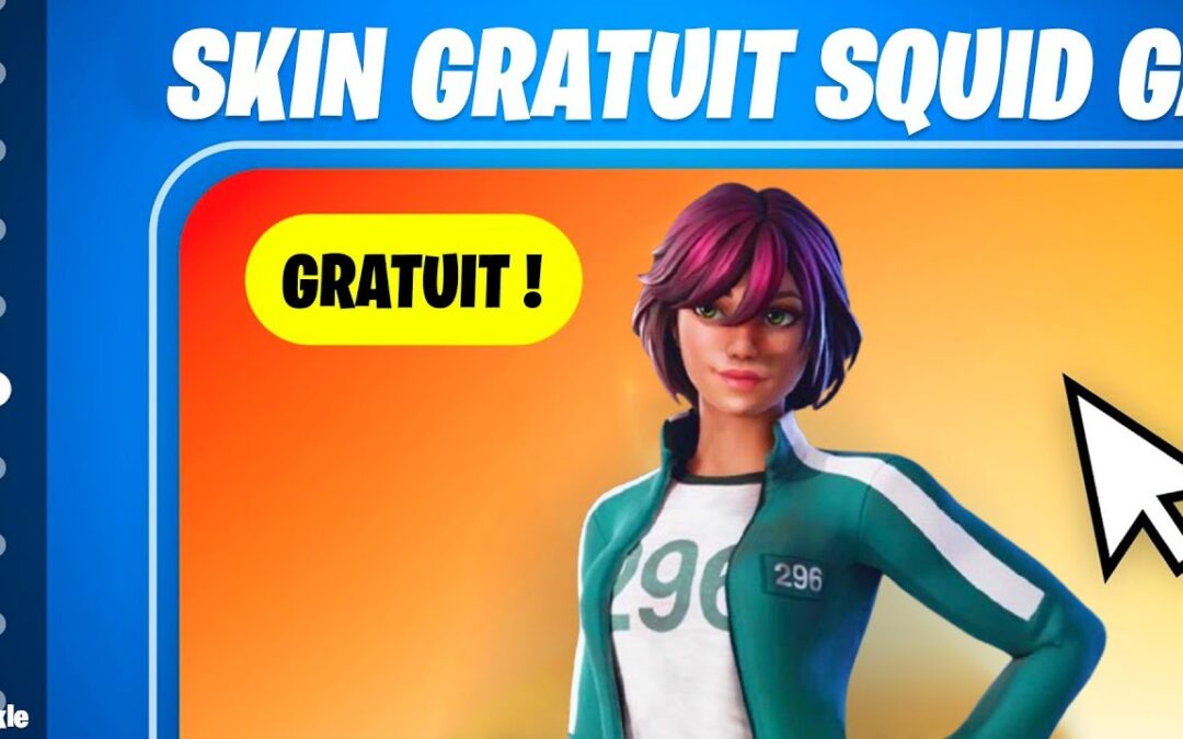 NOUVEAU SKIN GRATUIT SQUID GAME 2 sur Fortnite !!