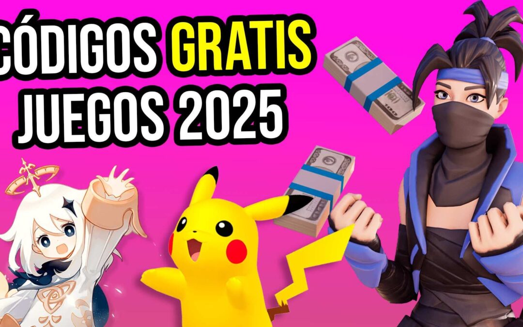 Códigos Gratis de Todos los Juegos (Enero 2025) – Guía completa para Fortnite, Pokémon, Roblox, Genshin, Free Fire y más